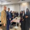 تقرير مصوّر عن زيارة ولقاء مدرّسي إدارة تعليم اللغة الفارسية مع مدير التعاون العلمي الدولي بمناسبة الاحتفاء بيوم المرأة